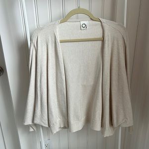 Shawl sweater cream